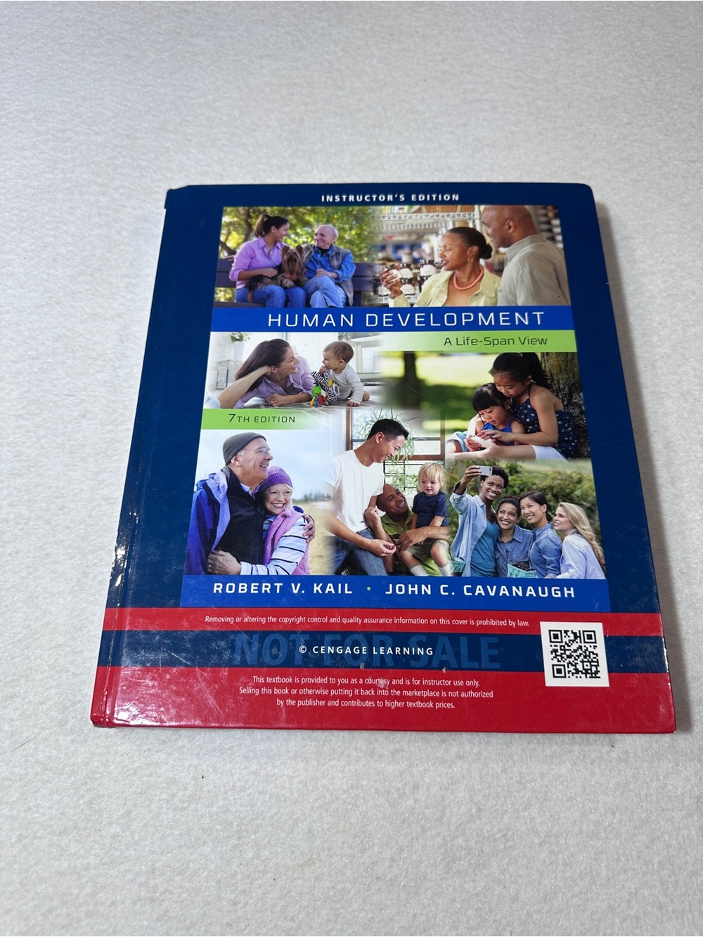 Human Development 7th Edition Instructor's Edition - Blue/Red Cover